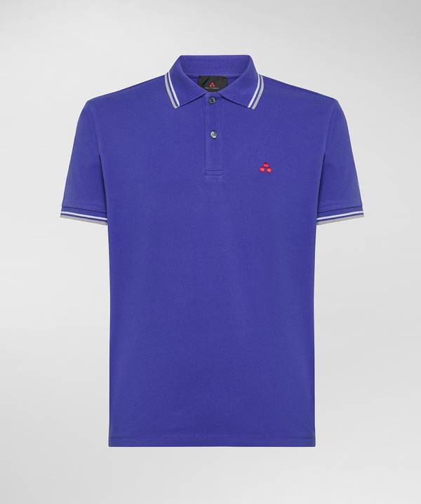 Peuterey Polo In Piquet Di Cotone Stretch