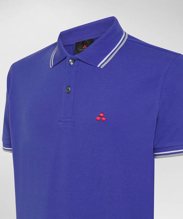 Peuterey Polo In Piquet Di Cotone Stretch