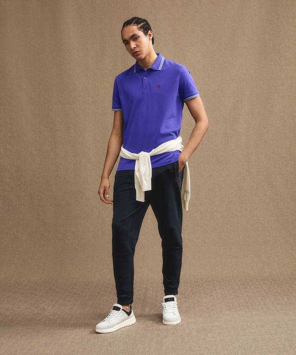 Peuterey Polo in piquet di cotone stretch