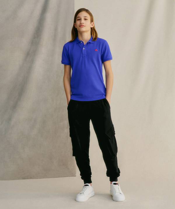 Peuterey Polo in piquet di nylon stretch
