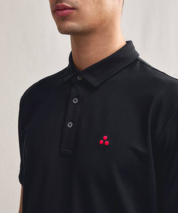 Peuterey Polo In Piquet Stretch