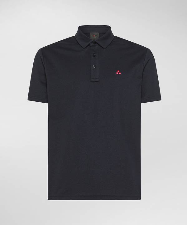 Peuterey Polo In Piquet Stretch
