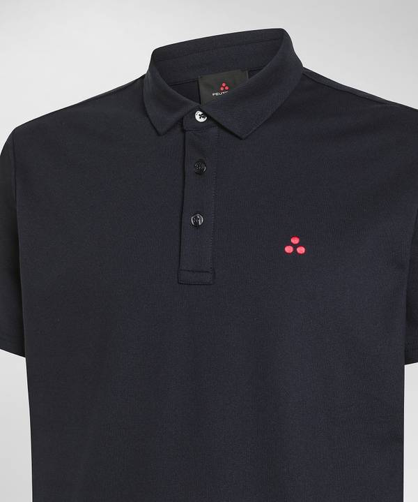 Peuterey Polo In Piquet Stretch
