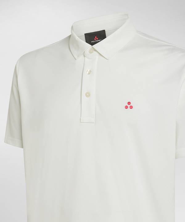 Peuterey Polo In Piquet Stretch
