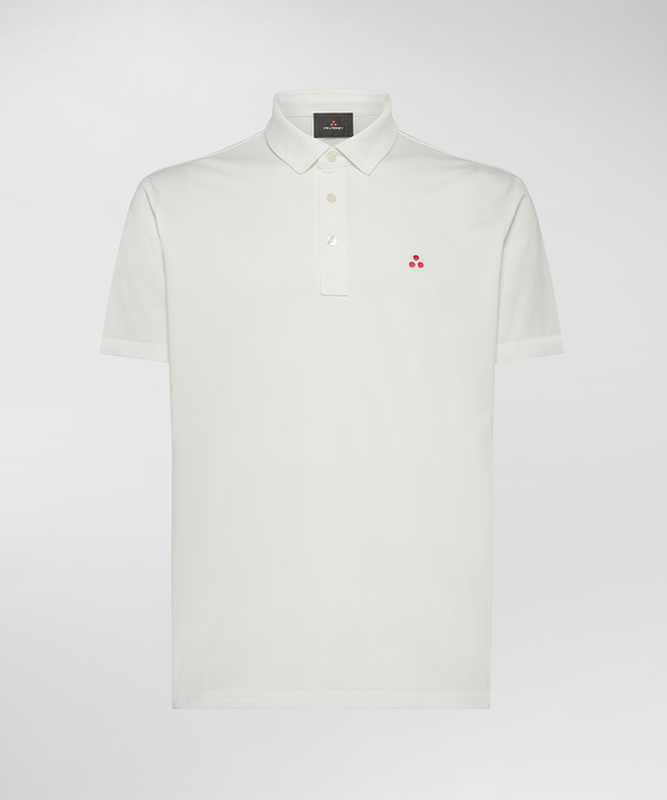 Peuterey Polo in piquet stretch