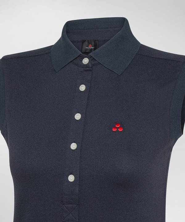 Peuterey Polo Smanicata In Piquet