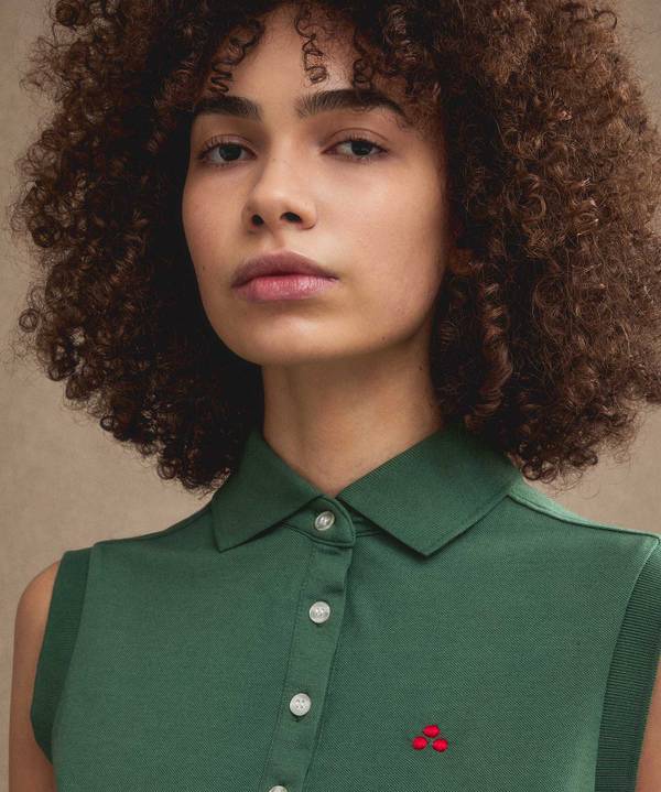 Peuterey Polo Smanicata In Piquet