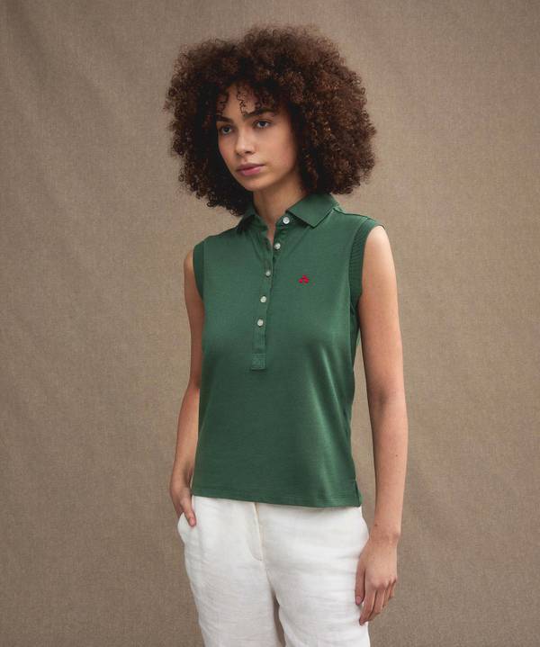 Peuterey Polo Smanicata In Piquet