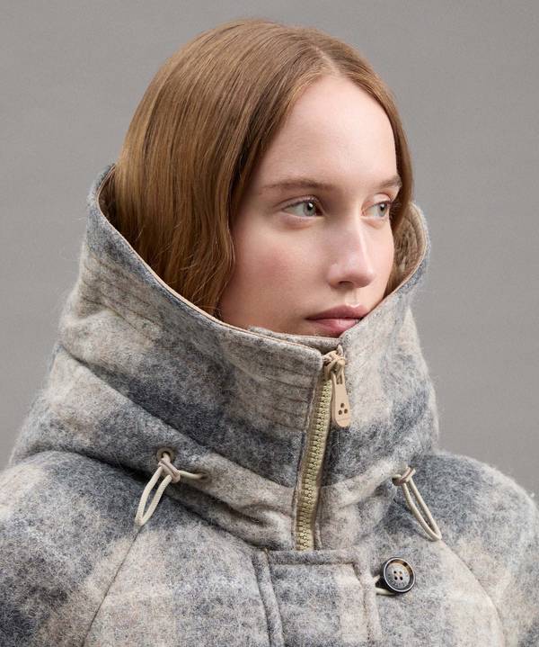 Peuterey Puffer Jacket Fantasia In Lana E Alpaca