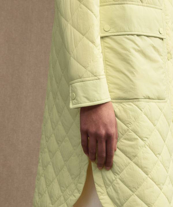 Peuterey Quilted Coat In Tela Di Nylon