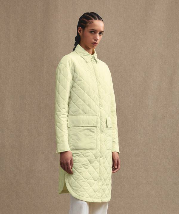 Peuterey Quilted Coat In Tela Di Nylon