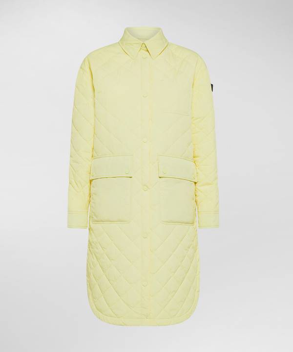 Peuterey Quilted Coat In Tela Di Nylon