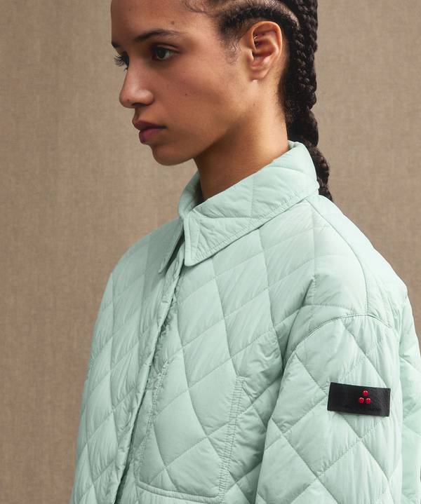Peuterey Quilted Coat In Tela Di Nylon