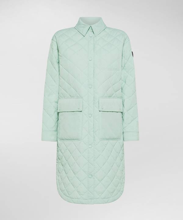 Peuterey Quilted Coat In Tela Di Nylon