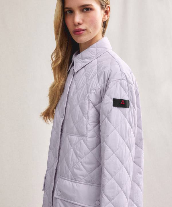 Peuterey Quilted Coat In Tela Di Nylon