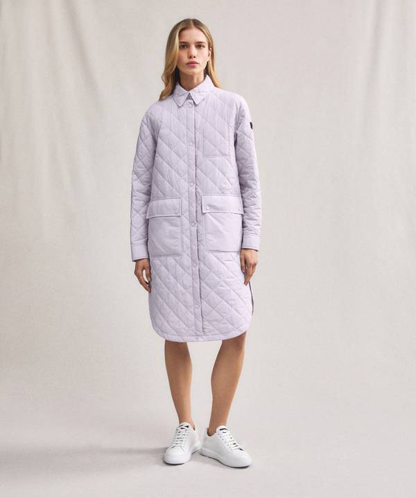 Peuterey Quilted Coat In Tela Di Nylon