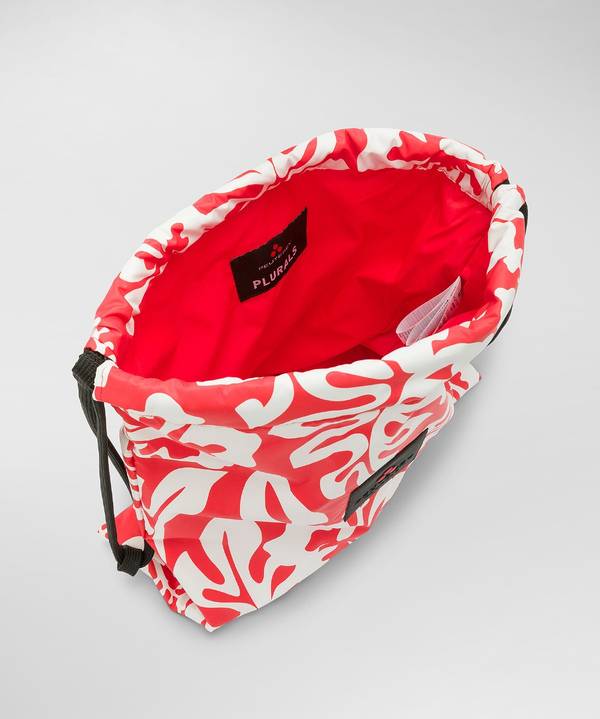Peuterey Sacca In Nylon Con Fantasia Floreale