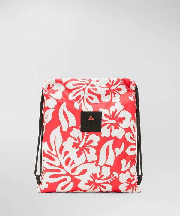 Peuterey Sacca in nylon con fantasia floreale