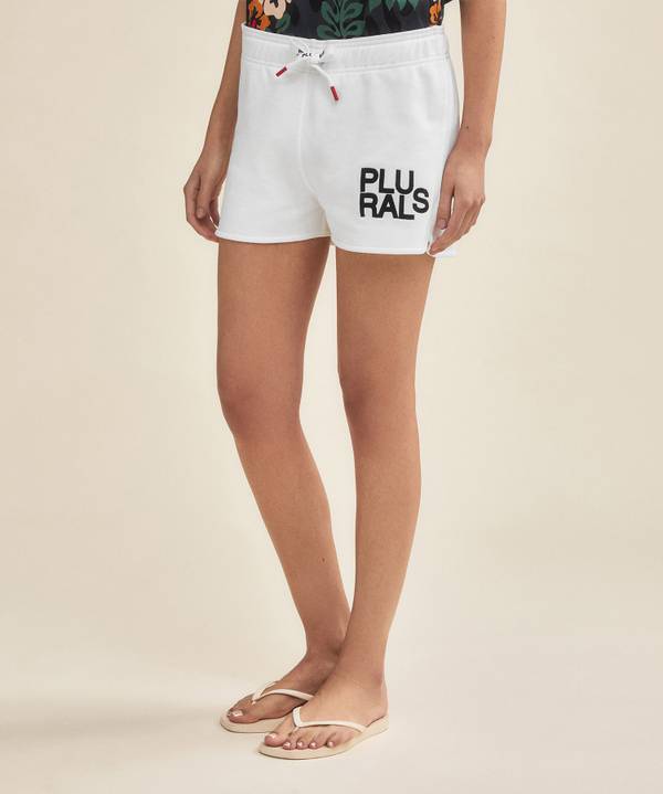 Peuterey Shorts Con Scritta Plurals