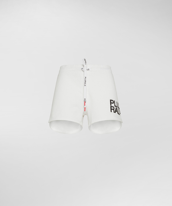 Peuterey Shorts Con Scritta Plurals