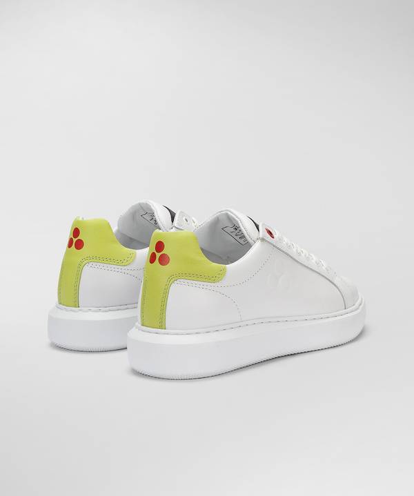 Peuterey Sneaker In Pelle Con Logo Goffrato