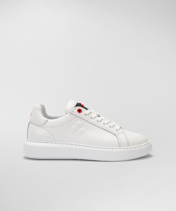 Peuterey Sneaker in pelle con logo goffrato