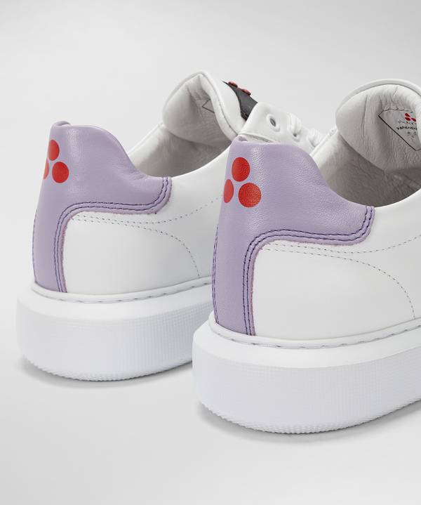 Peuterey Sneaker In Pelle Con Logo Goffrato