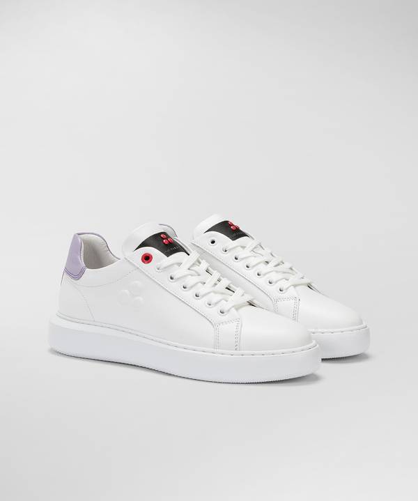 Peuterey Sneaker In Pelle Con Logo Goffrato