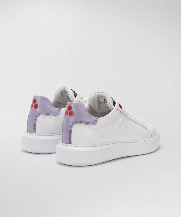 Peuterey Sneaker In Pelle Con Logo Goffrato