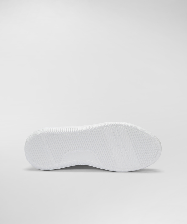 Peuterey Sneaker In Pelle Con Logo Goffrato