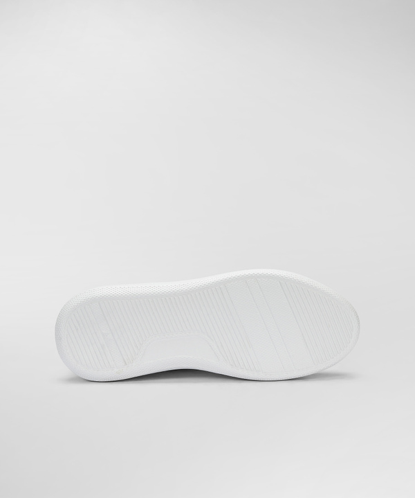 Peuterey Sneaker In Pelle Con Logo Goffrato