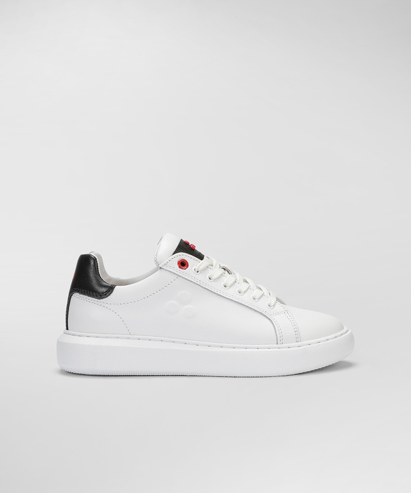 Peuterey Sneaker in pelle con logo goffrato
