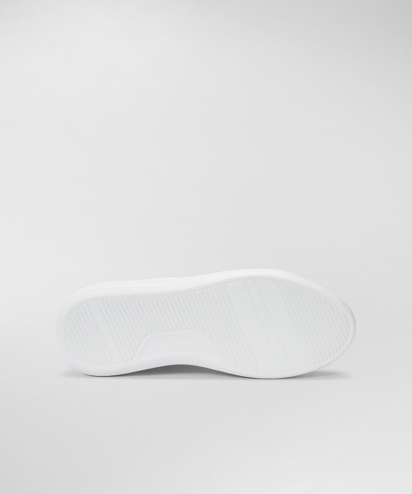 Peuterey Sneaker In Pelle Con Logo Goffrato