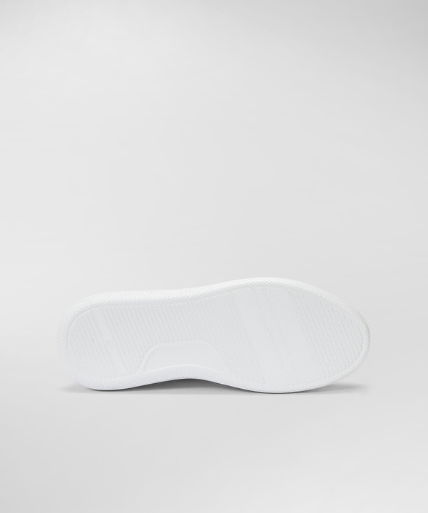 Peuterey Sneaker In Pelle Con Logo Goffrato