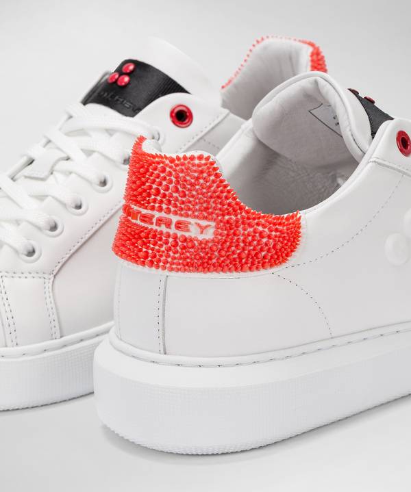 Peuterey Sneaker In Pelle Con Tallone Lavorato