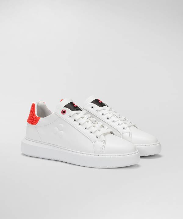 Peuterey Sneaker In Pelle Con Tallone Lavorato