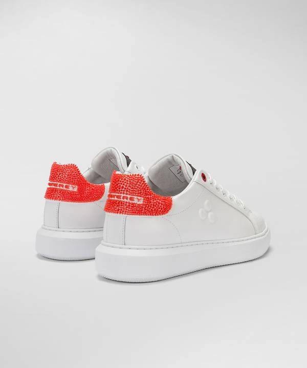 Peuterey Sneaker In Pelle Con Tallone Lavorato