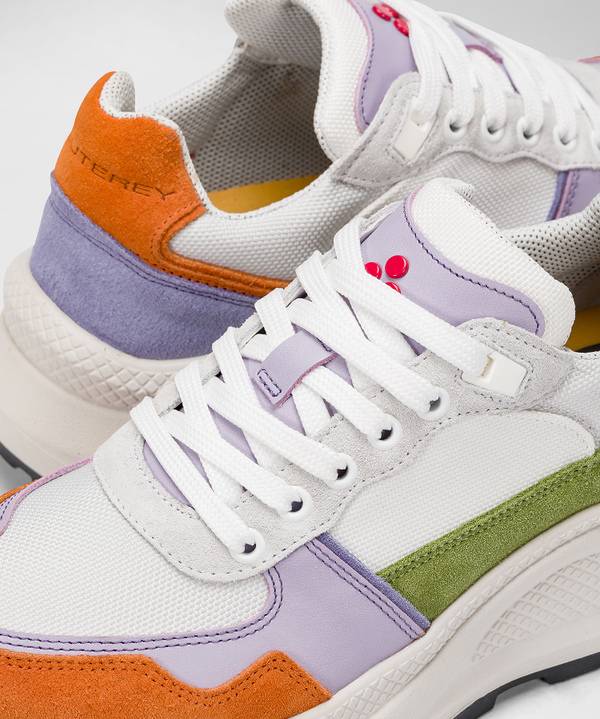 Peuterey Sneakers In Pelle Con Dettagli Color