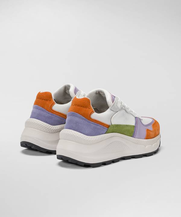 Peuterey Sneakers In Pelle Con Dettagli Color