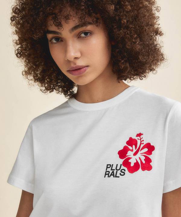 Peuterey T-shirt Con Ricamo Tropicale