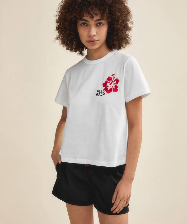 Peuterey T-shirt Con Ricamo Tropicale