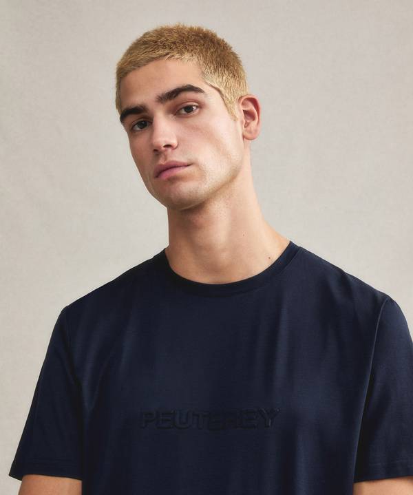 Peuterey T-shirt Con Scritta In Rilievo