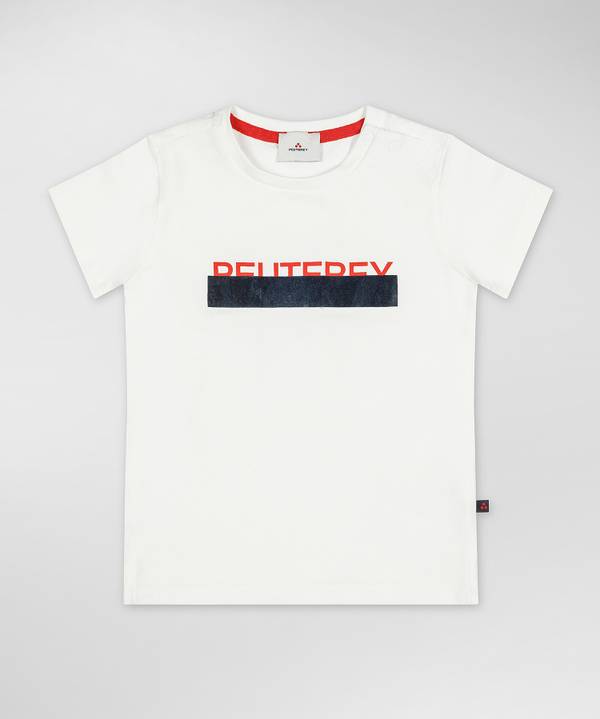 Peuterey T-shirt Con Stampa Frontale