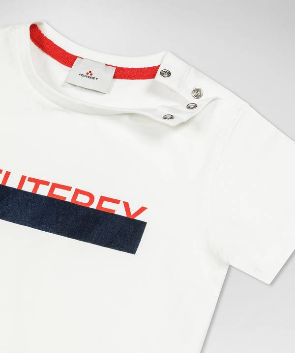 Peuterey T-shirt Con Stampa Frontale