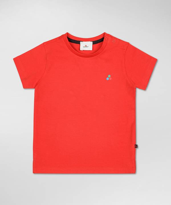 Peuterey T-shirt Con Stampa Sul Retro