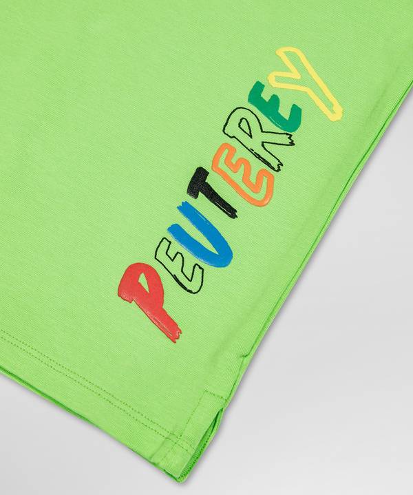 Peuterey T-shirt Con Stampa Sul Retro