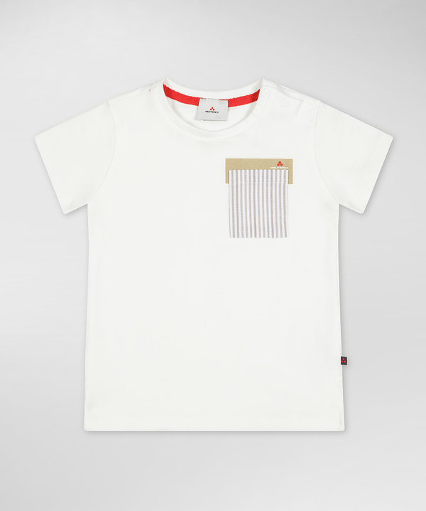 Peuterey T-shirt Con Taschino Rigato