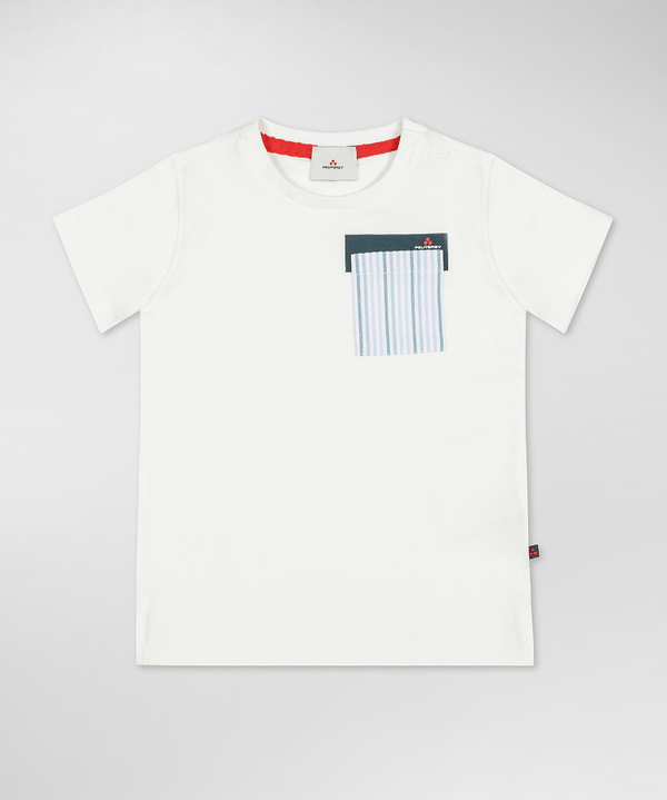 Peuterey T-shirt Con Taschino Rigato