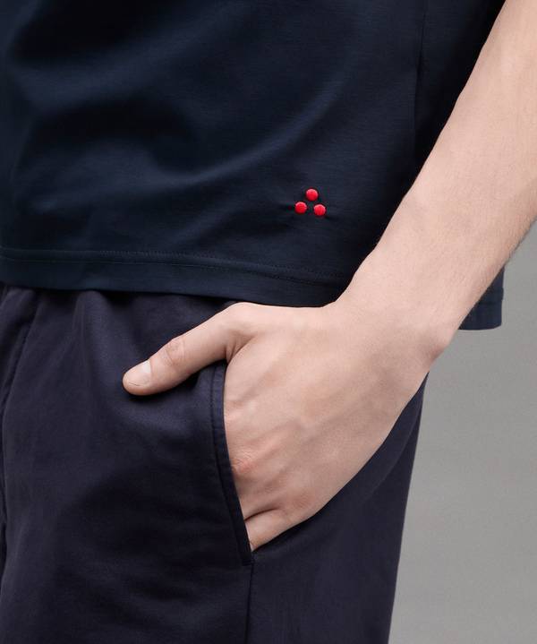 Peuterey T-Shirt In Cotone Brillante