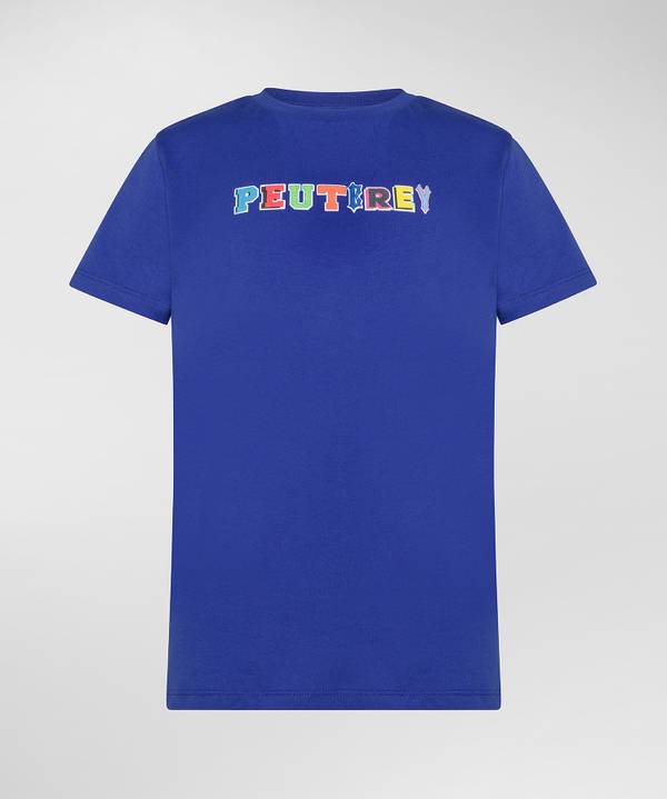 Peuterey T-shirt in cotone con stampa